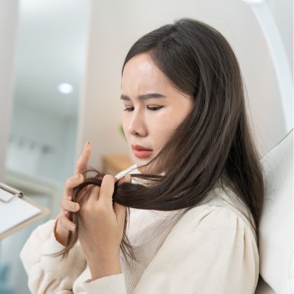 Chronic hair fall