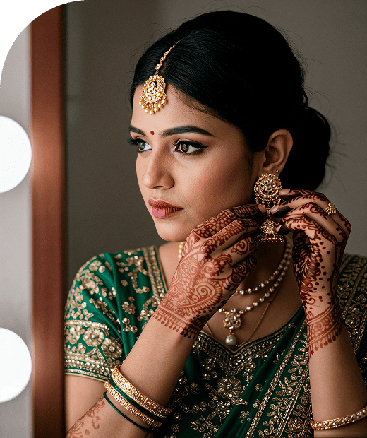 elegant makeup for your big day bride