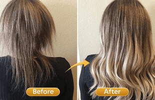 hair before after